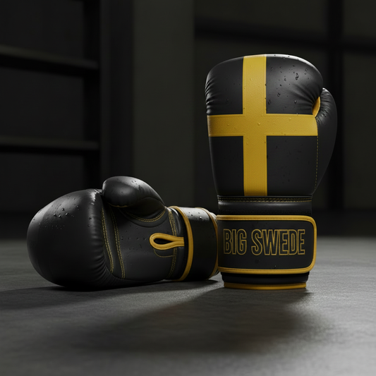 Big Swede Boxing Gloves with Yellow Cross