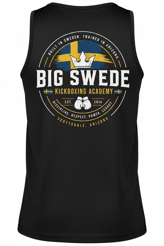 Big Swede Tank Top - Back with Real Logo